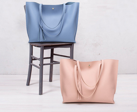 Puimentiua Luxury Brand Women Shoulder Bag Soft Leather TopHandle Bags Ladies Tassel Tote Handbag High Quality Women's bags Thin