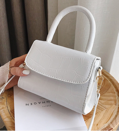 Designer Vintage Alligator Women's Handbags High Quality Female Shoulder Bags Girls Leather Purses Luxury Handbags Women Bags